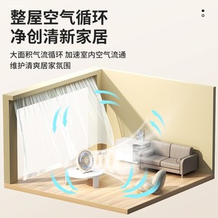 新款 小风扇桌面折叠便携USB台灯电风扇挂壁吊扇家用宿舍迷你风扇