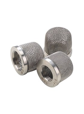 喷涂机不锈钢双层吸料管过滤网涂料批土滤芯181072 18Q3770 18107