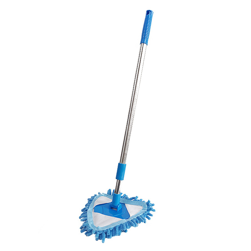 吸水墙刷旋转三角除尘可伸缩三角拖把拖帕两用天花板Y扦把拖巴吸