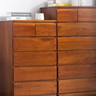 全实木五斗斗柜卧室客厅沙发边柜靠墙抽屉收纳柜小衣柜储物柜家用