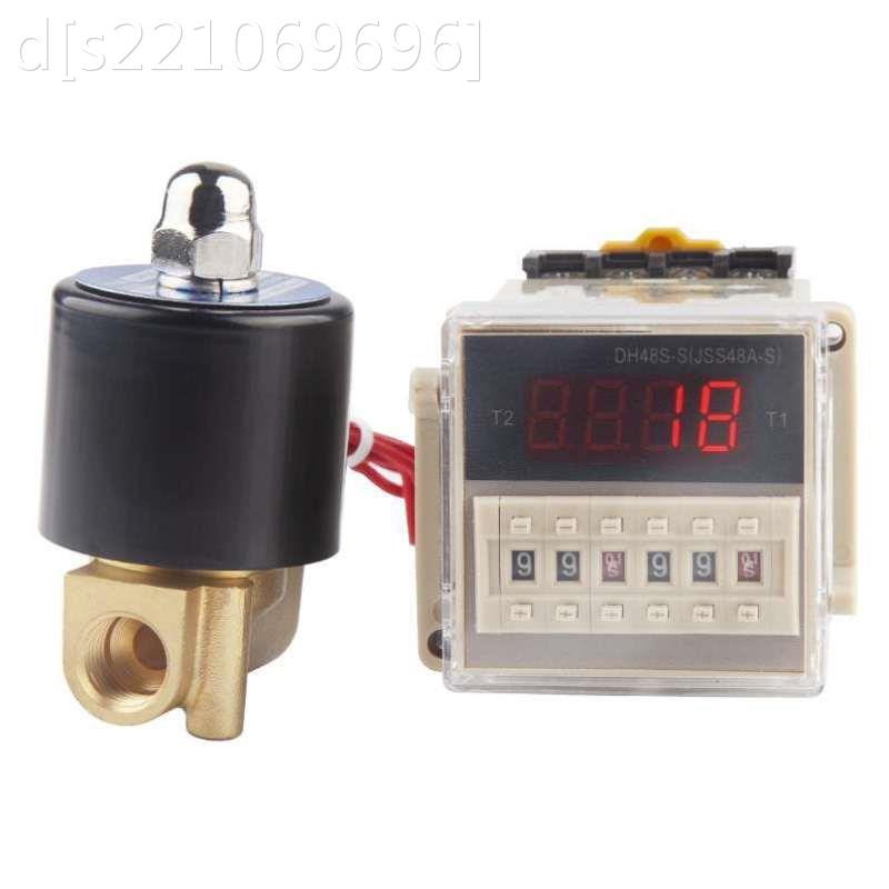 现货定时自动电子排水器气阀时控开关水管电磁控制阀气动22Y0V 24