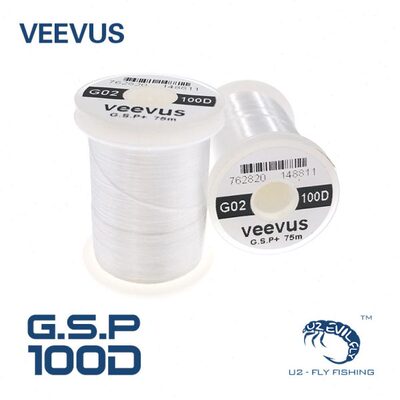 进口 VEEVUS GSP 100D 毛钩绑线 冰溪飞钓绑制线 饰带 高强度
