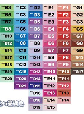 拼豆色号贴mard同色号特殊号pqrz 黑色白色透色H1H2H7色可号贴纸