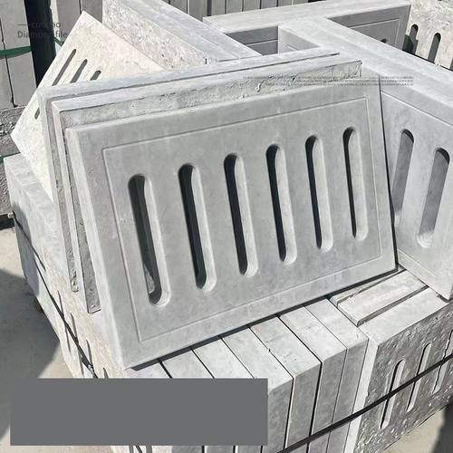 钢纤维混凝土方圆形雨污水篦子电力电缆下水道排水沟盖板水泥井盖
