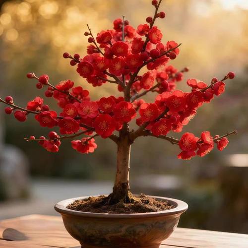 耐寒浓香梅花盆栽带芽苞好养