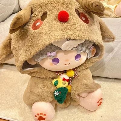 40厘米娃衣冬装圣诞狂想曲40cm 坐姿一番赏体毛茸茸棉花娃娃衣圣