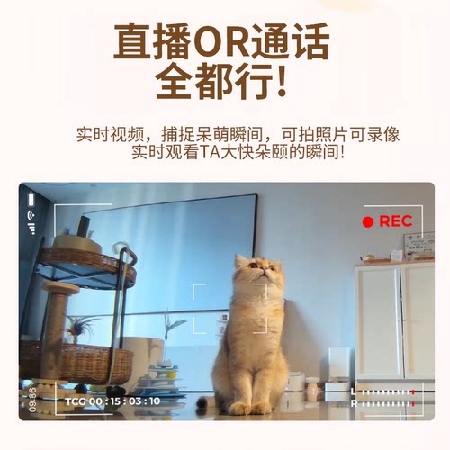 宠物智能自动喂食wifi全自动狗狗定时投食定量远程视频猫咪