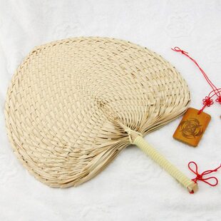 新会葵扇芭蕉扇手工编织扇双枝葵扇原色农民手工艺扇大蒲扇手摇扇