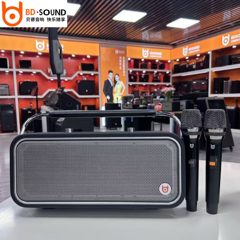 贝德0695高端时尚便携式户外K歌音响大功率乐器弹唱广场蓝牙音箱