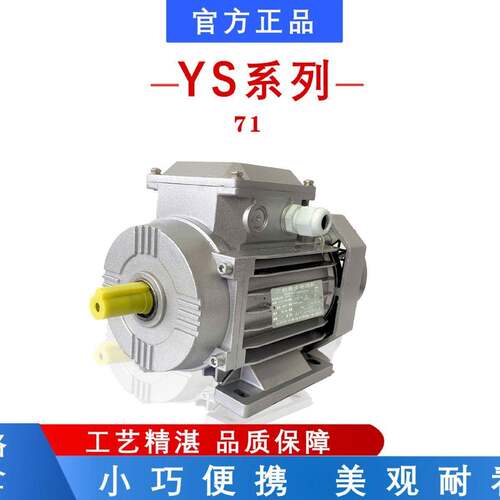 直销YS系列三相铝壳电机0.25/0.37/0.55/0.75KW