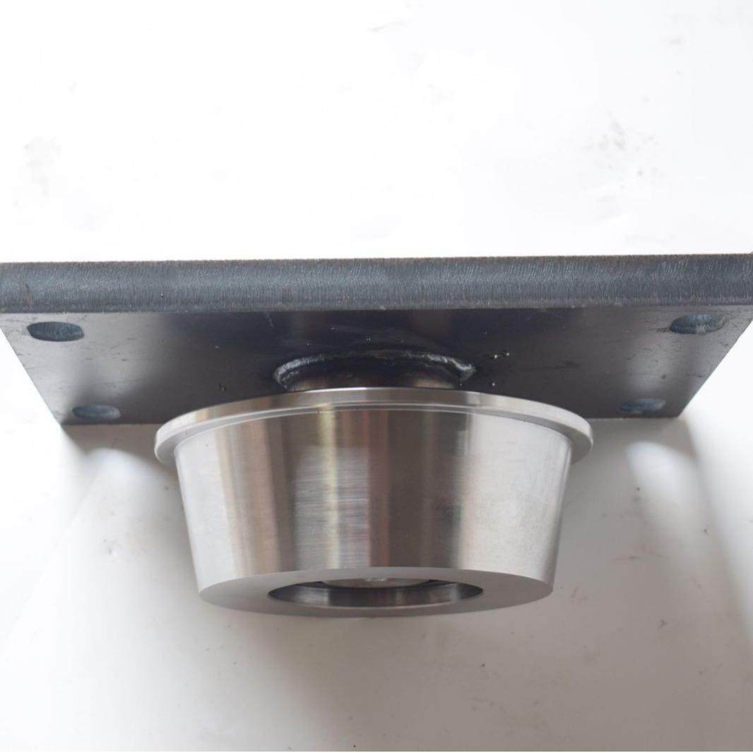 加工单边轨道轮T型滚轮45号钢锻钢304不锈钢槽轮轻轨重轨轮