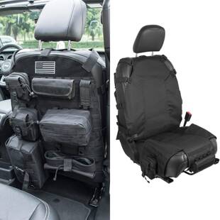 通用前座套整理存储多隔间座椅靠背收纳袋多口袋适用吉普牧马人