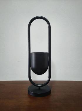 黑色轻奢时尚高级感装水水培花瓶软装家居客厅摆饰品艺术插花花器