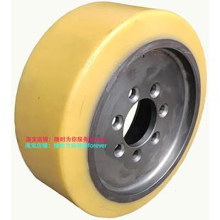 林德堆高机R12后轮转向轮子LINDE液压1.2吨叉车驱动轮主动轮轱辘