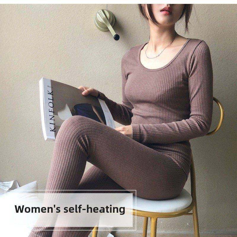 正品妇人PAFHL自发热螺纹无缝一体高弹力圆领保暖秋衣裤套装PF15,女士内衣/男士内衣/家居服,保暖套装,淘宝优惠券,粉丝福利购,淘宝优惠卷
