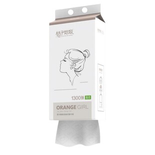 日本纸巾卷纸家用实惠装加厚官方旗舰店1300张桔子姑娘挂抽大包抽