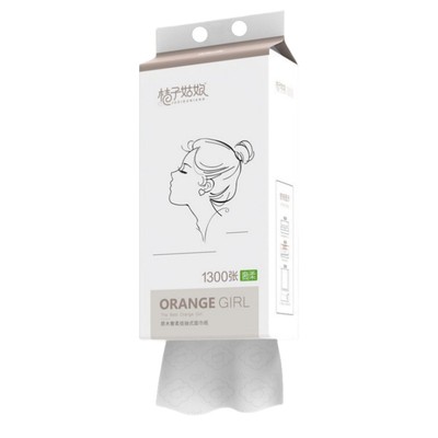 日本纸巾卷纸家用实惠装加厚官方旗舰店1300张桔子姑娘挂抽大包抽
