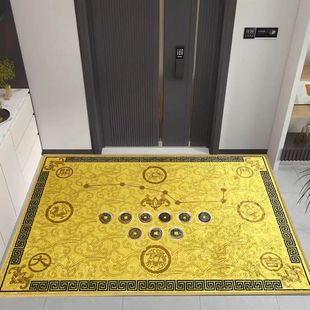 风水地垫入户垫北斗七星九运镇宅喜庆地毯八卦太极五帝钱进门大吉