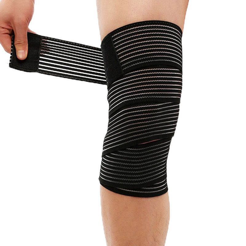 护膝防滑固定带运动绷带绑带护膝护膝盖加压防滑高弹力弹性男女健