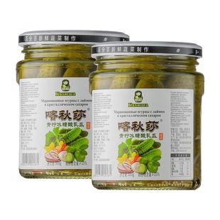 喀秋莎青柠冰糖酸乳瓜俄式风味酸黄瓜青柠冰糖酸乳瓜酱黄瓜500g