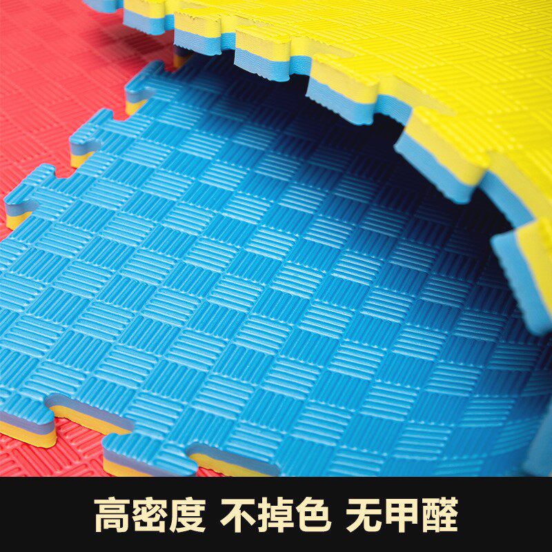 跆拳道地垫 专业武术摔跤搏击1米散打格斗运动垫子训练加厚泡沫垫