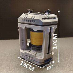 三角洲行动试制聚变供能单元磁吸储物盒拼装实物大红模型收藏摆件