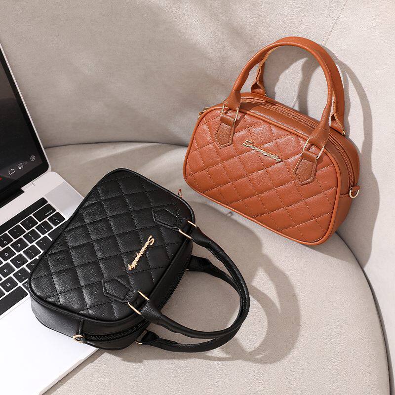 散步小手包包包女2025春季时尚简约手提贝壳包包简约流行单肩包休