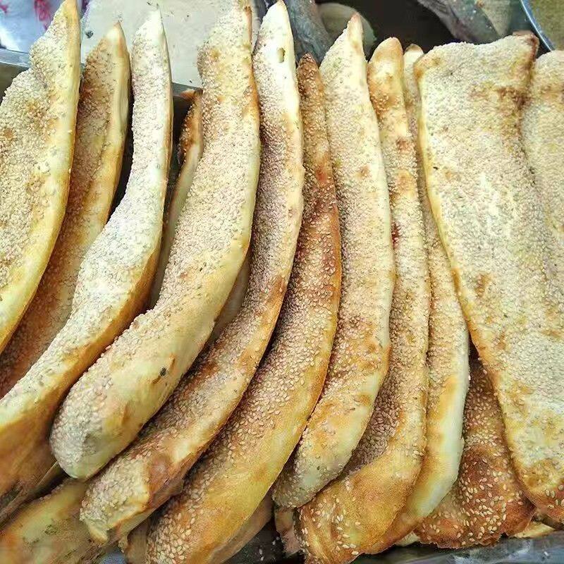 湖北天门特产锅盔天门老面锅盔纯手工芝麻锅盔天门锅盔养生原味