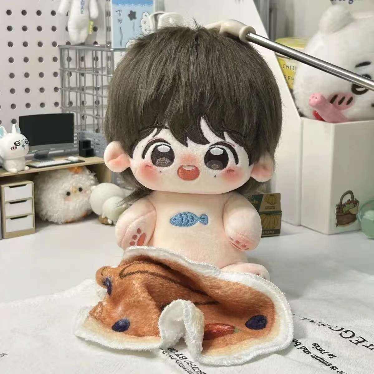 渝丸丸逆爱梓渝棉花娃娃20cm可爱明星周边玩偶公仔送朋友礼物