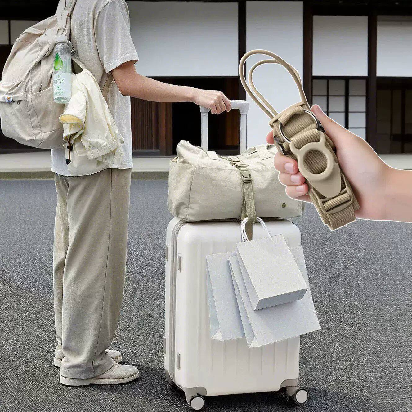 旅行箱安全固定卡扣可携式行李箱捆绑带背包拉杆箱外置挂扣钩紮带