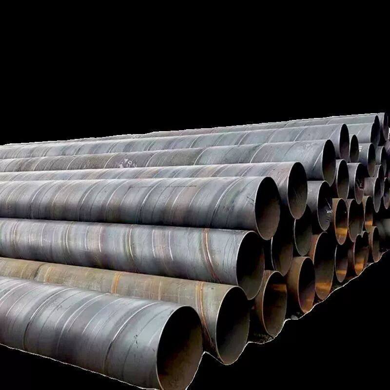螺旋钢管DN800厚薄臂国标螺旋防腐城市污水处理大口径无缝钢管