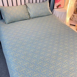 加厚细纱磨毛柔软一年四季 清 可用防滑床 毕嫂专属床单三件套