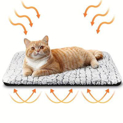 Self warming cat and dog mat super soft cat dog pet heating
