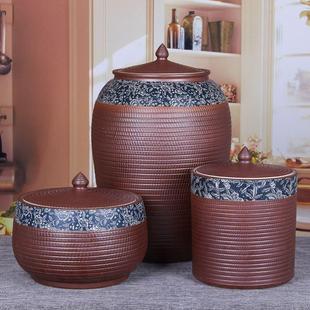 景德镇陶瓷20斤50斤100斤储米缸米桶油缸腌菜腌肉缸水坛水缸酒坛