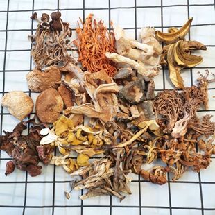 云南野生菌干货杂菌碎片鸡枞牛肝松茸羊肚鸡油菌火锅熬汤