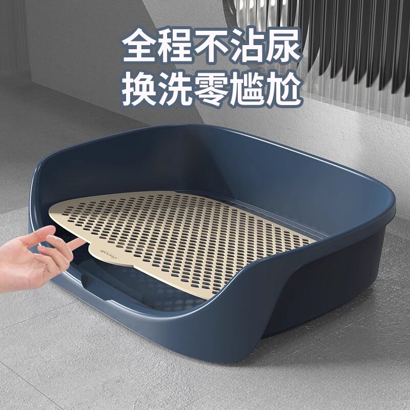 兔子厕所大号防喷尿围栏宠物小兔兔荷兰猪拉屎尿便便盆专用厕所品