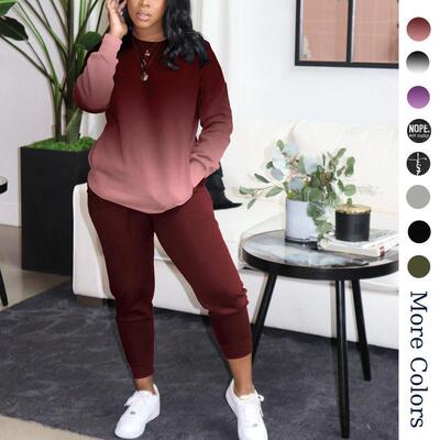 Two Piece Outfits For Women Casual Long Sleeve Sweatsuits