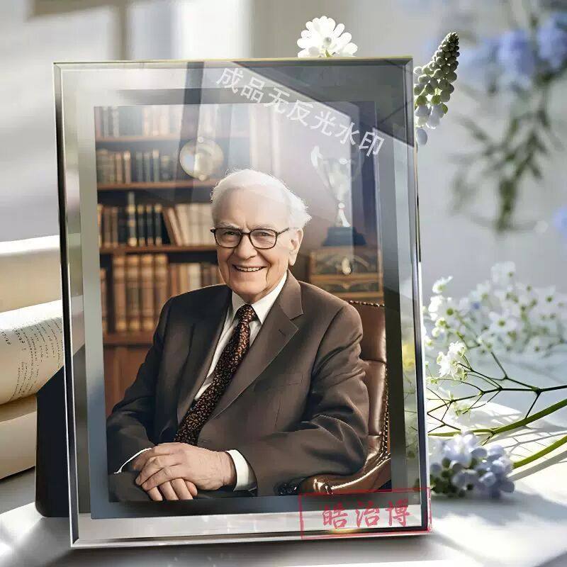 股神巴菲特周边击球区励志名人水晶相框立牌书桌摆件送朋友可定制,模玩/动漫/周边/娃圈三坑/桌游,动漫挂件/文具,淘宝优惠券,粉丝福利购,淘宝优惠卷