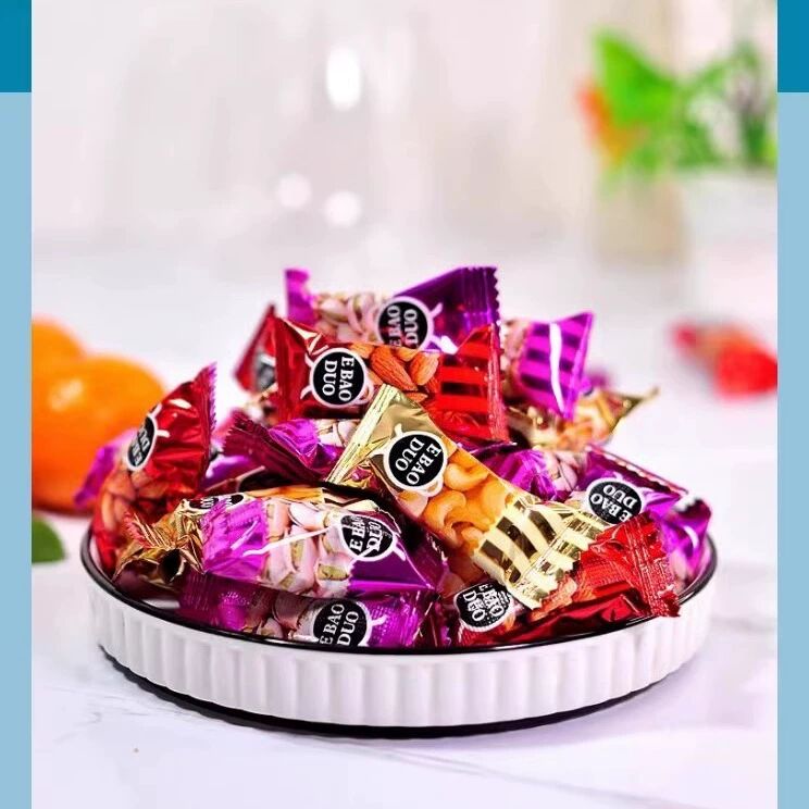 俄罗斯风味特产果仁酥糖燕麦酥杏仁花生腰果酥混合糖果老式怀旧