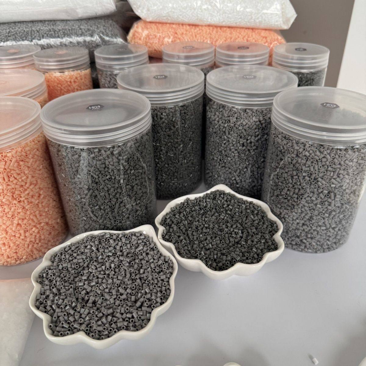 MADO拼豆融合豆急救包灰色瓶装2.6mm小舞黄豆豆拉比同款mard色号,玩具/童车/益智/积木/模型,其他手工制作,淘宝优惠券,粉丝福利购,淘宝优惠卷