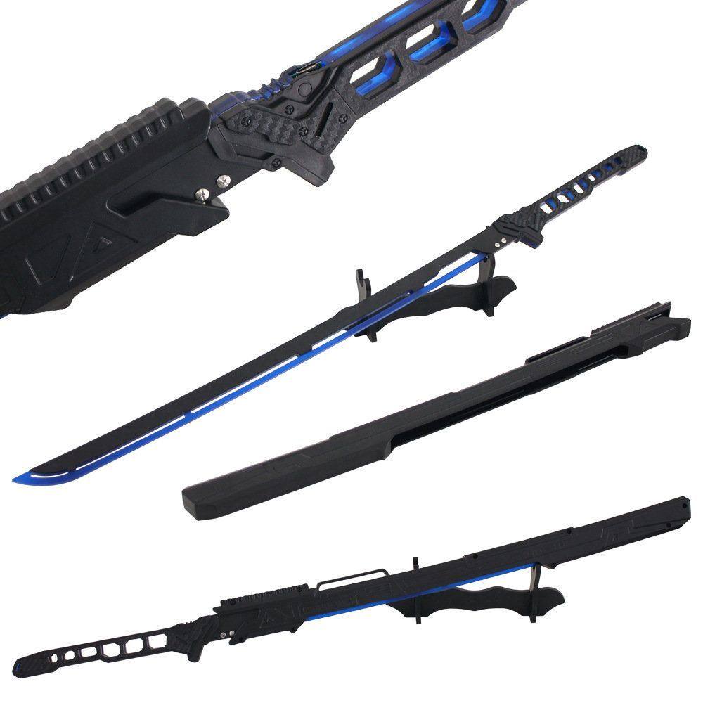 赛博朋克刀 武士刃带鞘漫展cos道具机能风光刀装备二次80cm