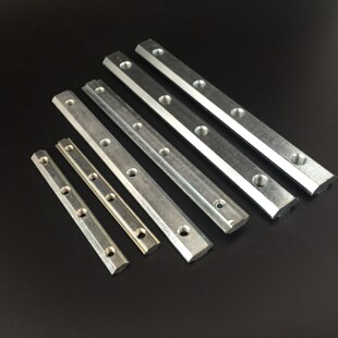 欧标铝型材配件一字连接件20-30-40-45系列型材直槽连接对接条