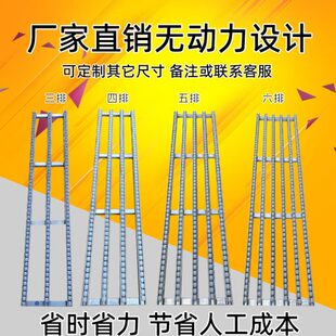 滑梯送神器输小型动车搬运下货无滑道力滚轮滑轮卸货传滑轨送卸装