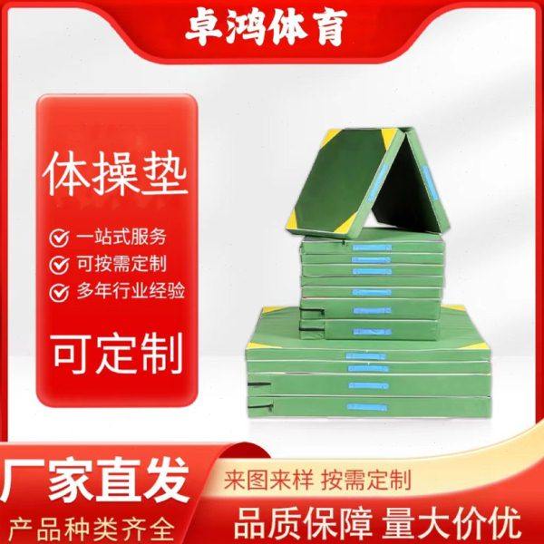 仰卧起坐垫摔跤垫手提垫空翻舞蹈垫武术防护折叠训练垫子