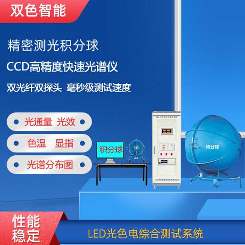 CC6000精度光谱分析仪光通量色温波长显色指数色容差实验室用