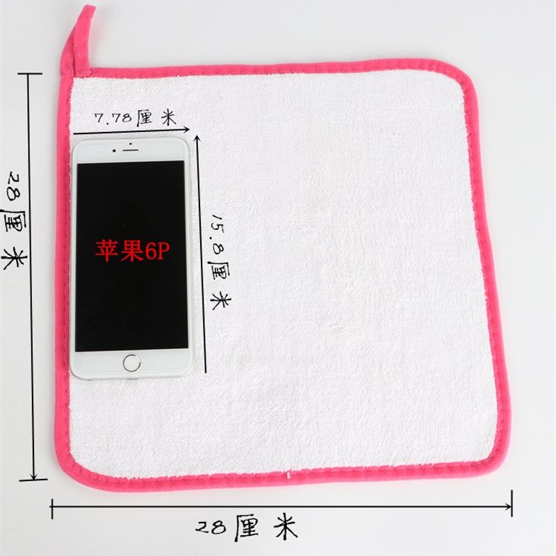 白色擦碗巾擦盘子餐具擦碗碟非专用布吸水厨房不易掉毛抹布打干布