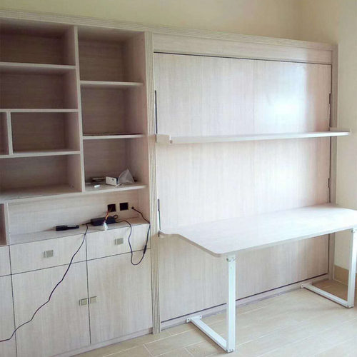 多功能隐形床五金配件双层v桌台隐形壁床电动带书桌隐藏折叠墨菲