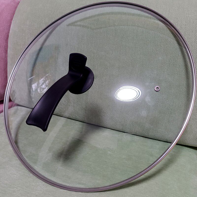 透明50厘米铁锅炖菜锅盖特大52加厚43I可视锅盖44地锅鸡煎包锅45