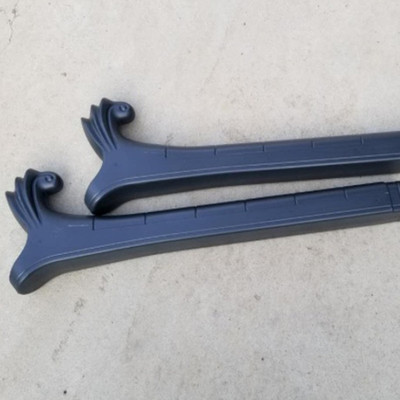 复古瓦屋檐瓦仿古中式门头一体翘脚飞檐围墙室内外装饰塑料瓦包邮