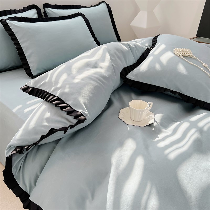 床上四件套被套床单床笠款被罩4件套单人双人学生宿舍三件套磨毛